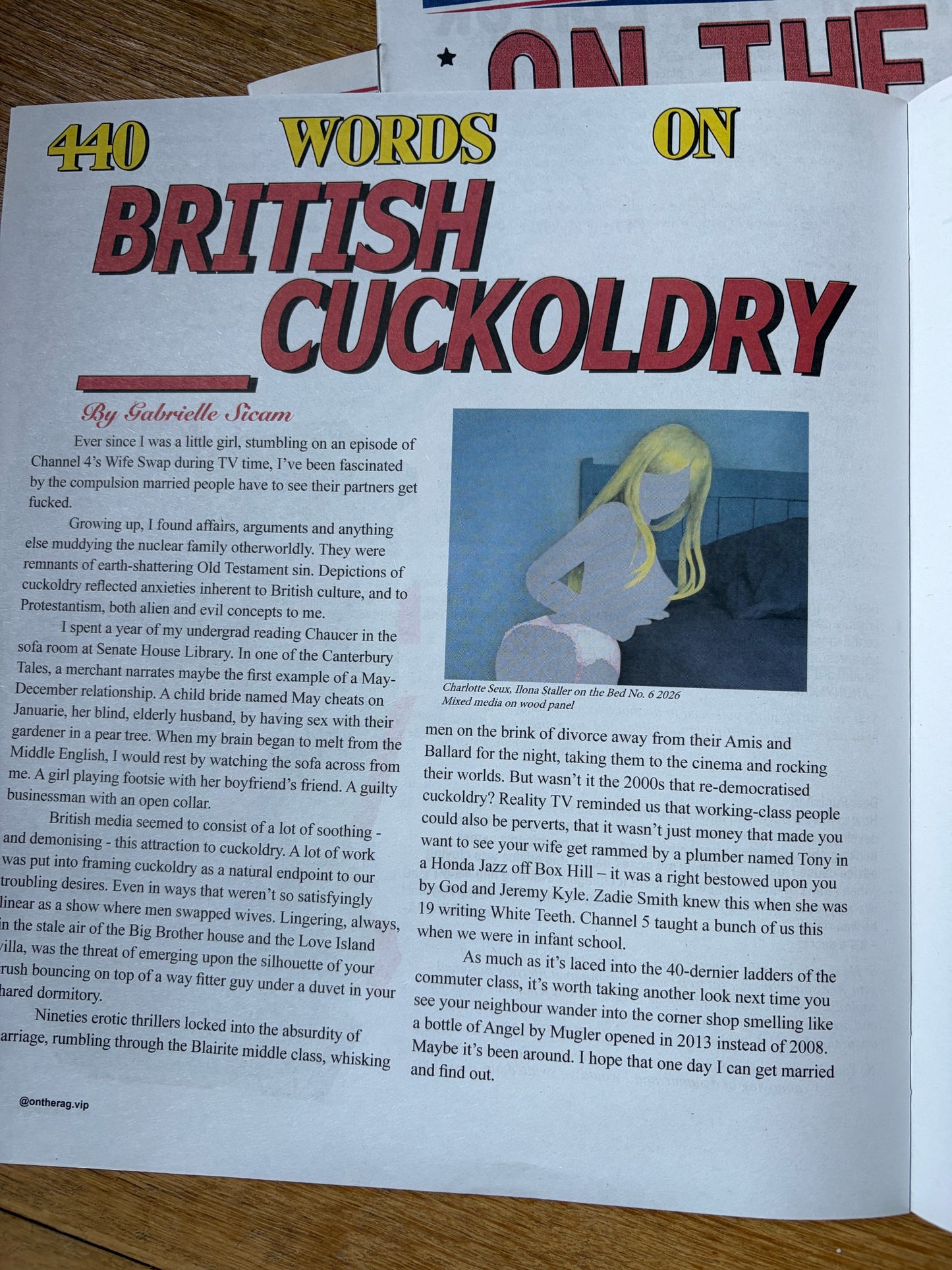 On The Rag Volume 03 - Special London Issue